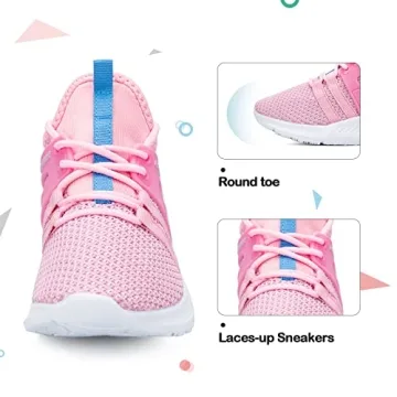 RUNSIDE Kids Lightweight Athletic Sneakers for All Ages