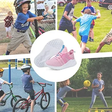 RUNSIDE Kids Lightweight Athletic Sneakers for All Ages
