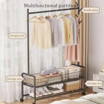 Stylish Simple Clothes Rack for All Your Storage Needs
