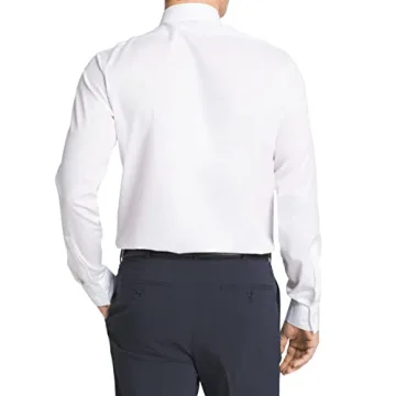 Calvin Klein Men's Slim Fit Non-Iron Herringbone Dress Shirt