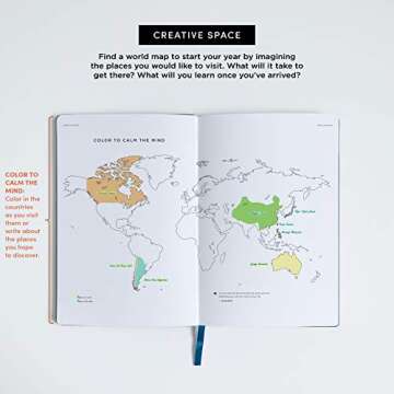 Enlightenment Planner | 12 Month Undated Monthly Weekly Daily Planner | Track and Increase Productiv...