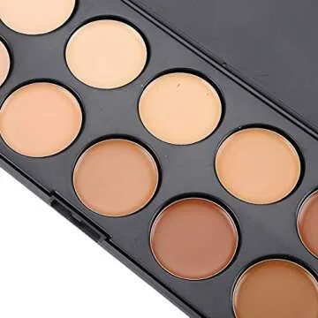 Vodisa 10 Colour Makeup Contour Palette-Cream Concealer Kit- Blemish Face Contouring Highlighter Palette- Sleek Cosmetics Base Foundation Beauty Make up Cream Makeup Blemish Pallet