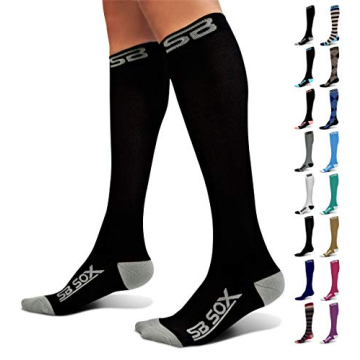 SB SOX Compression Socks (20-30mmHg) for Men & Women – Best Compression Socks for All Day Wear, Be...