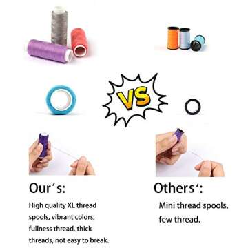 INSCRAFT Premium Sewing Kit - 200 Supplies for All Ages