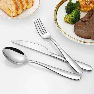 Elegant 40-piece Stainless Steel Flatware Set for 8