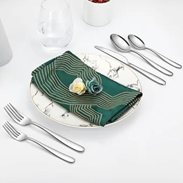 Elegant 40-piece Stainless Steel Flatware Set for 8