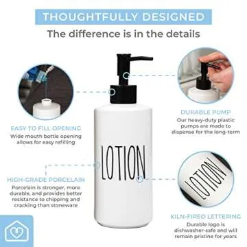 Heartland Home 16oz Lotion Dispenser for All Rooms