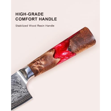 TUO 7" Santoku Knife AUS-10 Damascus Steel Hand Forged