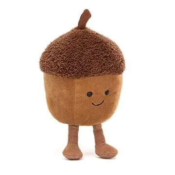 Jellycat Amuseables Acorn Stuffed Toy, 5 inches - Acorn Plush - Fall Décor