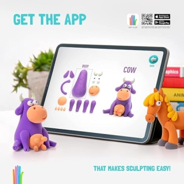 HEY CLAY Monsters Kids Modeling Clay with Interactive App