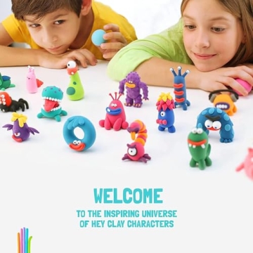 HEY CLAY Monsters Kids Modeling Clay with Interactive App