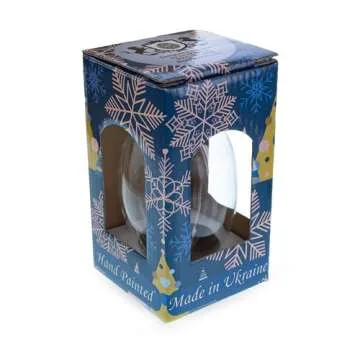 Italian Pearl Buckle Pink Glass Christmas Ornament