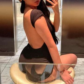 Argeousgor Women Backless Short Sleeve Jumpsuit Low Cut U-Neck Bodysuit Knit Bodycon Sexy Romper Overalls Shorts Y2K Playsuit(B3- black,M)