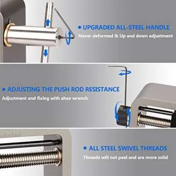 Pridefend Sight Pusher for Glock Square Slides,Sight Pusher Tool, Heavy Duty Pistol Rear Sight Pusher for Glock,Adjustment Sight Pusher for Handguns Semi-Auto Pistol Slides