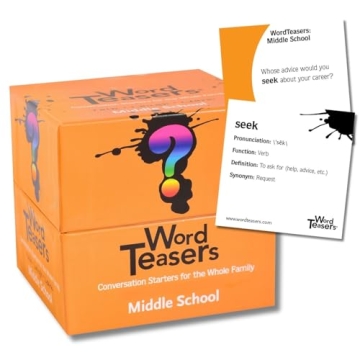 WORD TEASERS Middle School - Vocabulary Game for Kids 10-13 - Fun Family Conversation Starters - Rea...