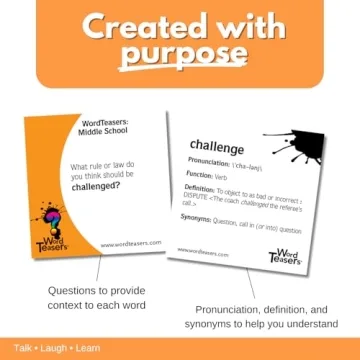WORD TEASERS Vocabulary Game for Kids 10-13 with 150 Flash Cards