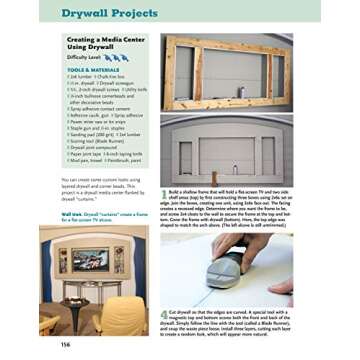 Ultimate Guide: Drywall, 3rd Edition (Creative Homeowner) Hang Drywall On Walls and Ceilings Like a Pro, Learn Taping Secrets for Seamless Joints, Apply Finishes and Make Drywall Repairs