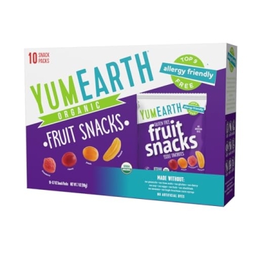 YumEarth Organic Fruit Snacks Box - 10 Count Healthy Treats