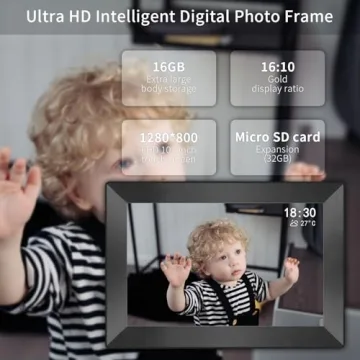 Uhale Digital Picture Frame 10.1-Inch Smart Frame