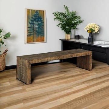 Rustic Wood Dining Bench by Ashley for Your Home