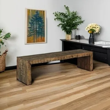 Rustic Wood Dining Bench by Ashley for Your Home