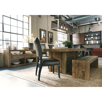 Rustic Wood Dining Bench by Ashley for Your Home