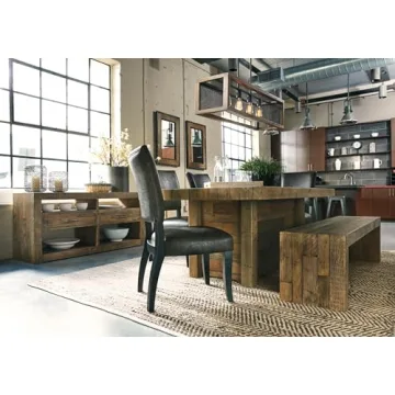 Rustic Wood Dining Bench by Ashley for Your Home