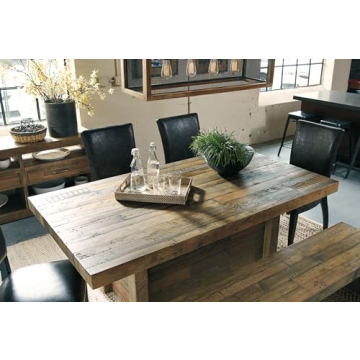 Rustic Wood Dining Bench by Ashley for Your Home