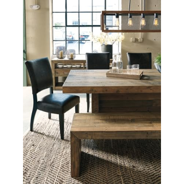 Rustic Wood Dining Bench by Ashley for Your Home