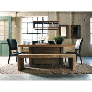 Rustic Wood Dining Bench by Ashley for Your Home