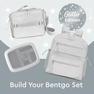 Bentgo Kids Lunch Bag Glitter Edition for School Lunches