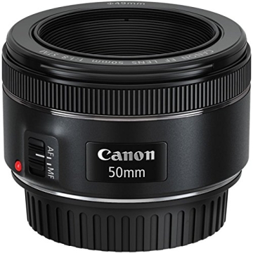 Canon EF 50mm f/1.8 STM Lens Bundle with Filters and Accessories