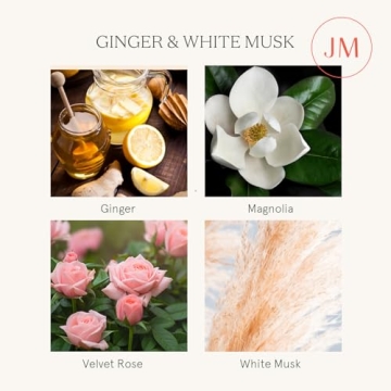 LA JOLIE MUSE Ginger & White Musk Eco-Friendly Candle