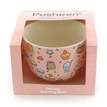 Gund Pusheen by Our Name is Mud “Snack Bowl” Stoneware Bowl Official Snack Bowl