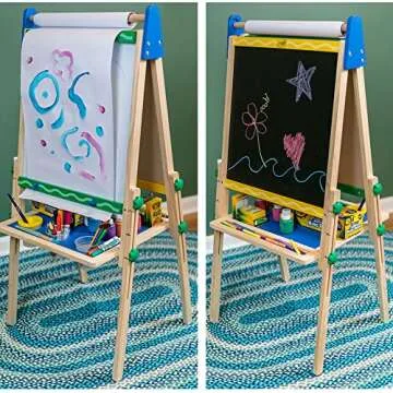 Crayola Kids Wooden Easel for Creative Fun 4-7 Years