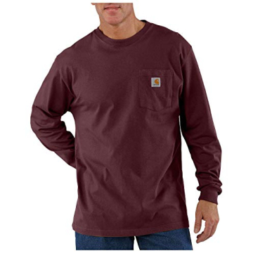 Durable Carhartt Men's Long-Sleeve Pocket T-Shirt