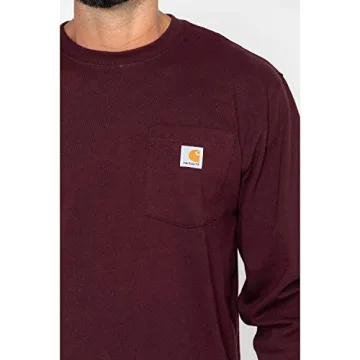Durable Carhartt Men's Long-Sleeve Pocket T-Shirt