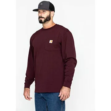 Durable Carhartt Men's Long-Sleeve Pocket T-Shirt