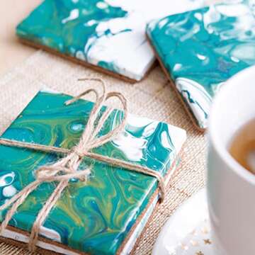 Get Started In Paint Pouring: Easy Techniques, Awesome Ideas, & Inspiration for the Absolute Beginners