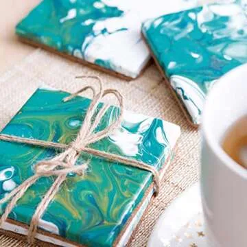 Beginner's Paint Pouring Guide with Easy Techniques