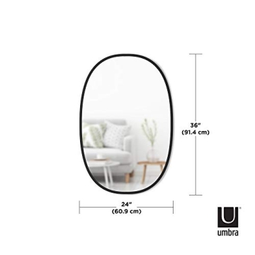 Stylish Umbra Hub Oval Wall Mirror for Any Space