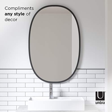 Stylish Umbra Hub Oval Wall Mirror for Any Space