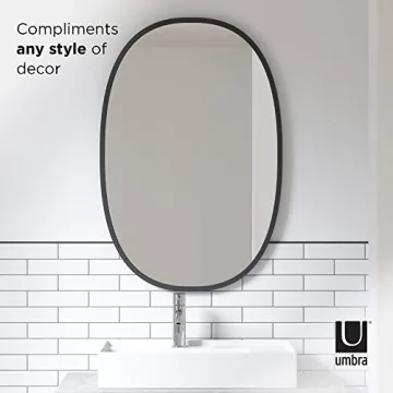Stylish Umbra Hub Oval Wall Mirror for Any Space