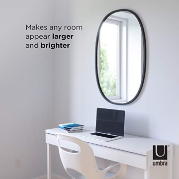 Stylish Umbra Hub Oval Wall Mirror for Any Space