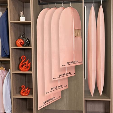SNHTLS Hanging Garment Bags Set for Effective Clothing Storage