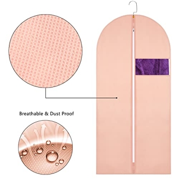 SNHTLS Hanging Garment Bags Set for Effective Clothing Storage