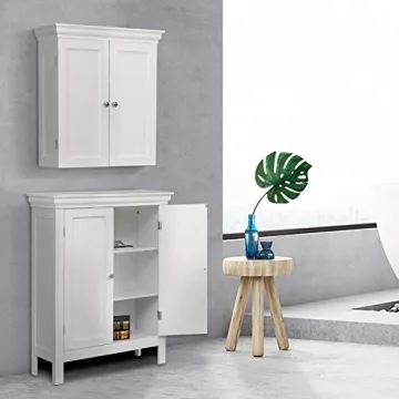 Teamson Home Stratford Stylish Wall Cabinet for Smart Storage