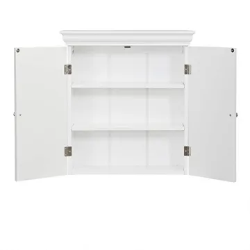 Teamson Home Stratford Stylish Wall Cabinet for Smart Storage