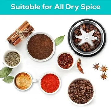 CASABREWS Electric Coffee Grinder for Fresh Espresso and Spices