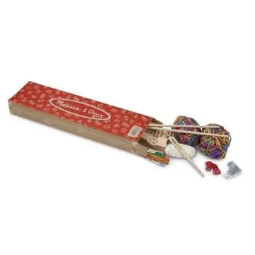 Melissa & Doug Wooden Multi-Craft Weaving Loom (Arts & Crafts, Extra-Large Frame, Frustration-Free Packaging)